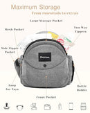 FLEEROSE CPC-CERTIFIED HIP SEAT BABY CARRIER JP0981 - GRAY - Like New