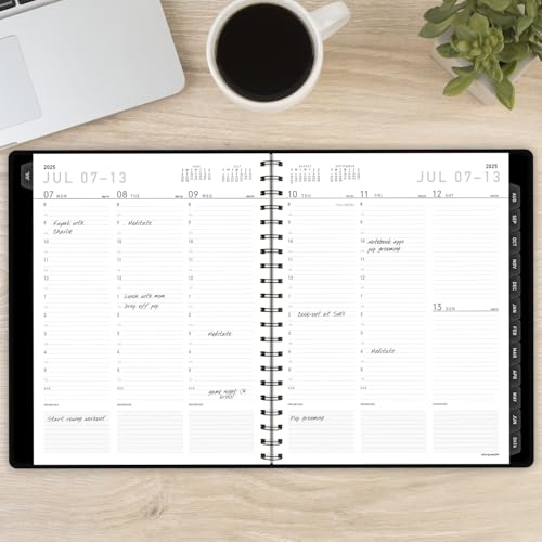 AT-A-GLANCE Planner 2025-2026 Academic, Weekly Monthly Appointment Book - Black - Brand New