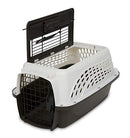 Petmate Two Door Plastic Pet Kennel Small Dogs and Cats 19in, 21225 - White - Brand New