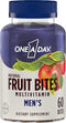 ONE A DAY Natural Fruit Bites Multivitamin Immune Health Support , 60 Count New