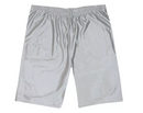 JUMP START MEN'S MOISTURE-WICKING PERFORMANCE DAZZLE SHORTS - SIZE: 2XL - SILVER - Brand New