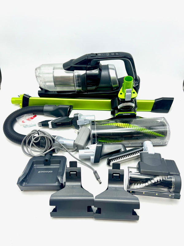 BISSELL ICONpet Turbo Edge Vacuum Cleaner 3177A - BLACK/GREEN Like New