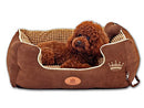 PLS Birdsong Paradise Bolster Large Dog Bed with Pillow (Large, 27Wx35L) - Brand New