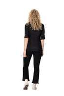 CHEF WORKS WOMEN'S LANSING CHEF COAT SIZE WOMEN M BLACK - Brand New