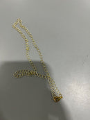 GENERIC SOLID GOLD CHAIN NECKLACE - GOLD - Like New