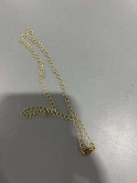 GENERIC SOLID GOLD CHAIN NECKLACE - GOLD - Like New