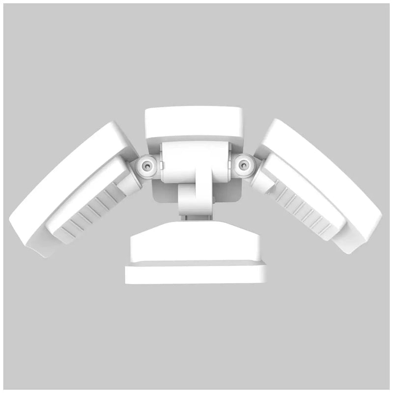 LUTEC 2500 LUMEN LED MOTION ACTIVATED SOLAR SECURITY LIGHT - WHITE - Like New