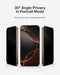 Belkin InvisiGlass Privacy Screen Protector iPhone 16 Pro Scratch-Resistant - Like New