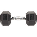BALANCEFROM PREMIUM RUBBER ENCASED HEX DUMBBELL SET - DB20P - BLACK - Like New