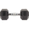 BALANCEFROM PREMIUM RUBBER ENCASED HEX DUMBBELL SET - DB20P - BLACK - Like New