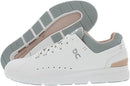 ON WOMEN'S THE ROGER ADVANTAGE SHOES, SIZE 8.5, WHITE/ROSE - Like New