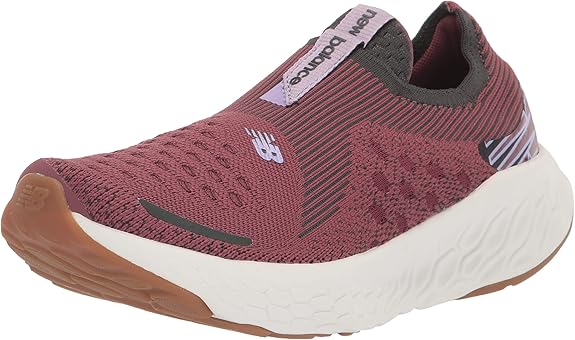 W1080SCB BALANCE WOMENS FRESH FOAM X 1080 UNLACED V1, BURGUNDY/BLACKTOP, SIZE 9 - Brand New