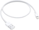 APPLE LIGHTNING TO USB CABLE (0.5 M) - WHITE - Like New