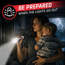 ENERGIZER AUTO-ON LED FLASHLIGHTS RECHARGEABLE (3-PACK) - WHITE - Like New