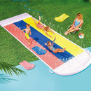 SUN SQUAD TRIPLE WATER SLIDE - RED BLUE YELLOW - Like New