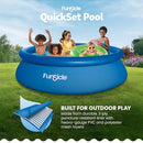Funsicle Quickset 10' x 30" Round Above Ground Swimming Pool - White - Brand New