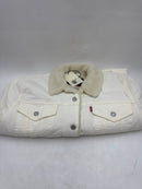 Levi's womens 90s Sherpa Trucker Jacket (Standard and Plus) Size Large - White - Brand New