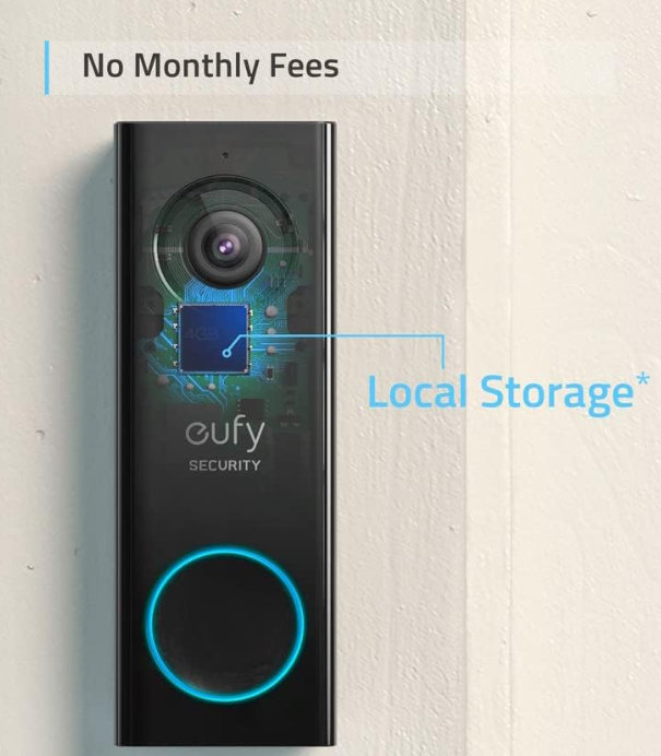 Eufy Security Wi-Fi Video Doorbell, 2K Resolution Wires Doorbell T8200 - Like New