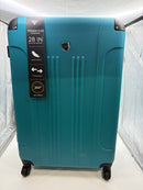 TRAVELERS CLUB 3PC SET 28" 24" 20" CHICAGO HARDSIDE SPINNER LUGGAGE - TEAL - Like New