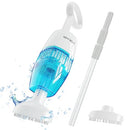 WYBOT HYSON 100 HANDHELD POOL VACUUM TWO BRUSH HEADS CORDLESS - WHITE - Brand New