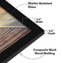 Americanflat 13x13 Picture Frame - Engineered Wood - Black - Brand New