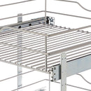 Real Solutions for real life 20 in Double Pullout Cabinet Organizer - silver - Like New
