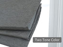 Everyday Celebration Woven Fabric Roman Shade 35"x64", Ash Grey - Brand New