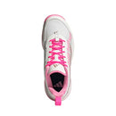ADIDAS WOMEN'S AVAFLASH TENNIS SNEAKERS SHOES - SIZE WOMEN 5 - WHITE PINK - Like New