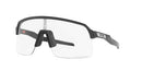 OAKLEY UNISEX SUNGLASSES MATTE CARBON FRAME - BLACK/CLEAR - Like New