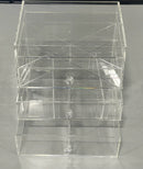D'ECO ACRYLIC COSMETIC ORGANIZER WITH 3 DRAWERS- CLEAR - Like New