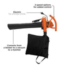 BLACK+DECKER ELECTRIC LEAF BLOWER, VACUUM, & MULCHER 300 CFM 210 MPH (BV3100) - Like New