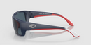 Costa Del Mar FANTAIL Rectangular Sunglasses 06S9006 - Matte Freedom Fade/Gray - Like New