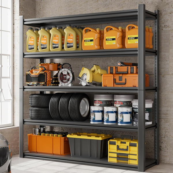 HOWZONE HEAVY DUTY STORAGE SHELVES 2000LBS ADJUSTABLE 5 TIER - Scratch & Dent