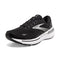 BROOKS WOMEN’S ADRENALINE GTS 23 RUNNING SHOE SIZE 9.5 BLACK/WHITE/SILVER - Like New