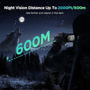 DIYIMIN 4K NIGHT VISION GOGGLES FOR ADULTS, 2000FT INFRARED NIGHT VISION - BLACK - Like New