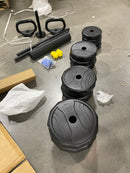 UPGO FEIERDUN ADJUSTABLE DUMBBELLS, 68LBS FREE WEIGHT SET WITH 4 MODES - BLACK - Like New