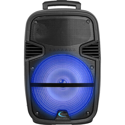 TECHNICAL PRO RECHARGEABLE 15" BLUETOOTH LED SPEAKER - BLACK - Like New