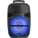 TECHNICAL PRO RECHARGEABLE 15" BLUETOOTH LED SPEAKER - BLACK - Scratch & Dent