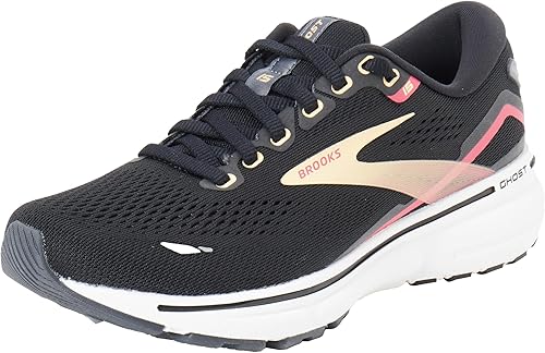 BROOKS WOMEN'S RUNNING SHOE - BLACK/ORANGE/RASPBERRY - SIZE 9 - Like New