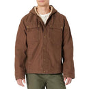 AMAZON BASICS MEN'S INSULATED RELAXED FIT HOODED JACKET M L CHOCOLATE - Like New