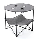 ARROWHEAD OUTDOOR 28” (71cm) Heavy-Duty Portable Folding Table, - Scratch & Dent