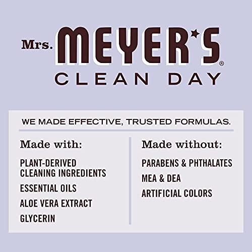 MRS. MEYER'S CLEAN DAY LIQUID DISH SOAP LAVENDER SCENT 16 OUNCE BOTTLE Like New