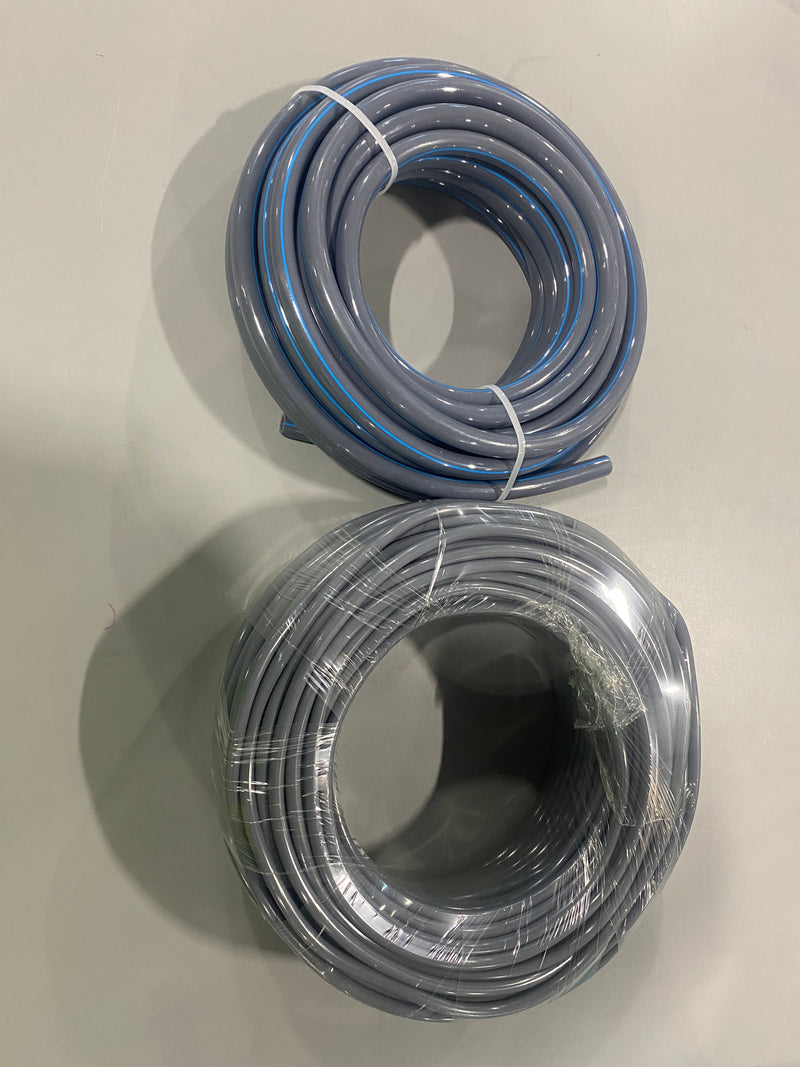 OVRAQ AUTOMATIC DRIP IRRIGATION KITS, 33FT PE PIPE,197FT PVC TUBING - BLACK/GRAY - Like New