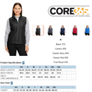 CE703W North End Core 365 Ladies' Techno Lite Unlined Vest Black L Like New