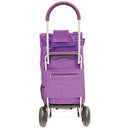 DBEST PRODUCTS TROLLEY DOLLY PURPLE FOLDABLE SHOPPING CART - Scratch & Dent