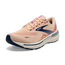 BROOKS WOMEN ADRENALINE GTS 23 RUNNING SHOE APRICOT/ESTATE BLUE/ORCHID Size 8 - Like New