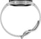 Samsung Galaxy Watch4 44mm Silver Smartwatch Extra Band Included - Silver Like New