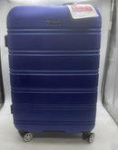 ROCKLAND MELBOURNE HARDSIDE EXPANDABLE SPINNER WHEEL LUGGAGE, 24 INCH - BLUE - Like New