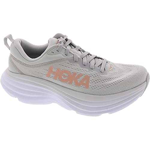 1127952 HOKA ONE ONE Women Bondi 8 Textile Cloud Harbor Mist Lunar Rock Size 9.5 - Like New