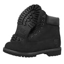 Timberland Men's 6 inch Premium Waterproof Boot Fashion - Black Nubuck - Size 8 Like New